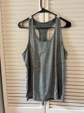 Xersion Grey Racerback Tank Top - Women's